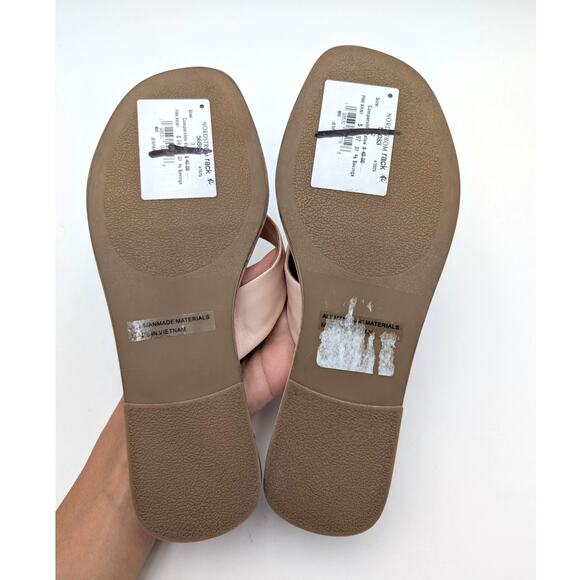 DV by Dolce Vita Jespar Slide Sandal Women's Pink Shiny Size US7 EU37.5 - Picture 8 of 11